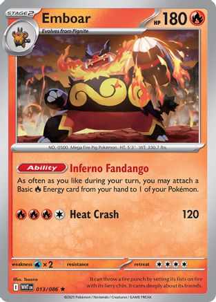 Emboar 13 - Deck Exclusives