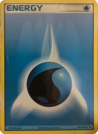 Water Energy - 106/109 (2005 No E Reader) - Deck Exclusives