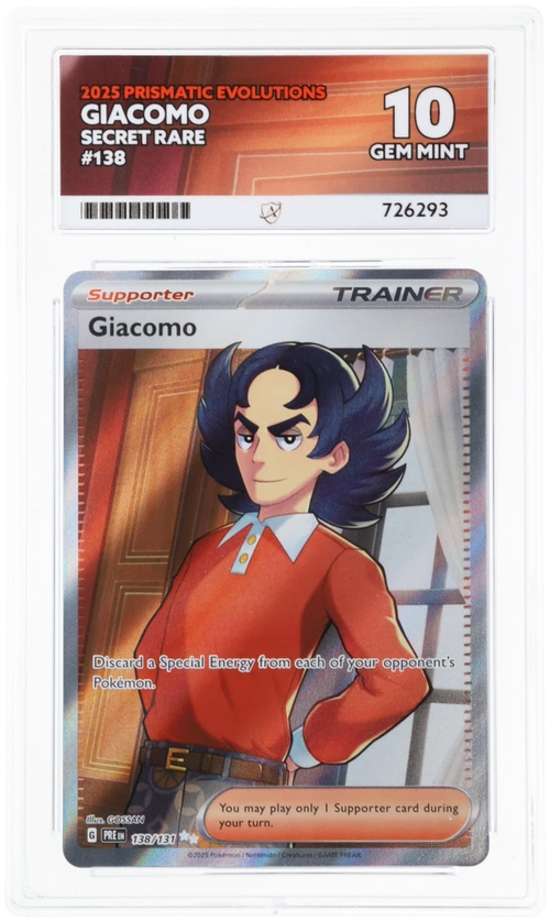 ACE 10 - Giacomo - 138/131 - Prismatic Evolutions - Pokemon