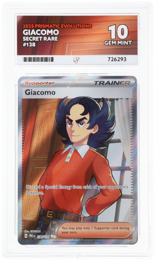 ACE 10 - Giacomo - 138/131 - Prismatic Evolutions - Pokemon