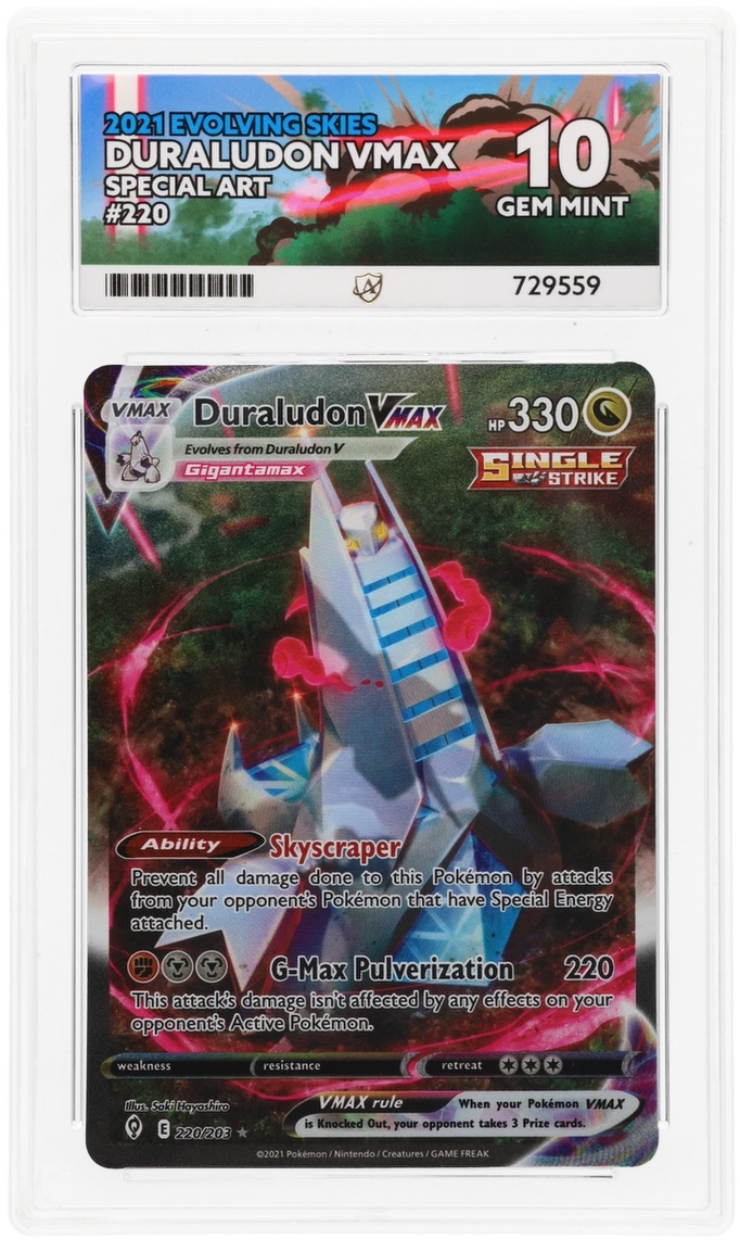 ACE 10 - Duraludon VMAX - 220/203 - Evolving Skies - Pokemon