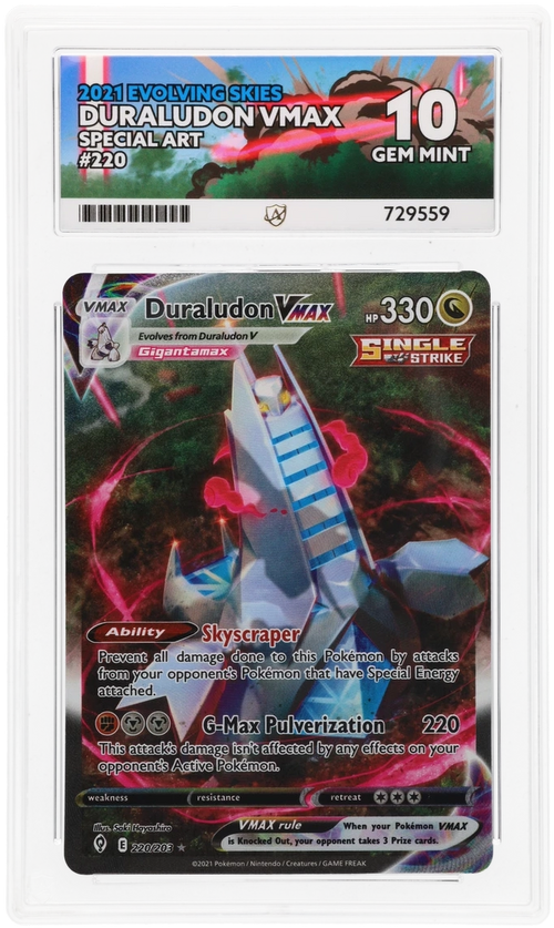 ACE 10 - Duraludon VMAX - 220/203 - Evolving Skies - Pokemon