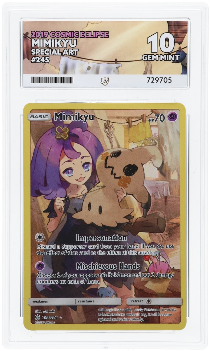 ACE 10 - Mimikyu - 245/236 - Cosmic Eclipse - Pokemon