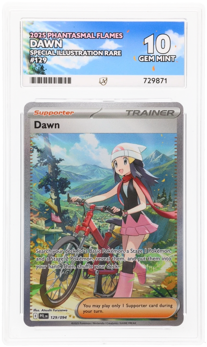 ACE 10 - Dawn - 129/094 - Phantasmal Flames - Pokemon