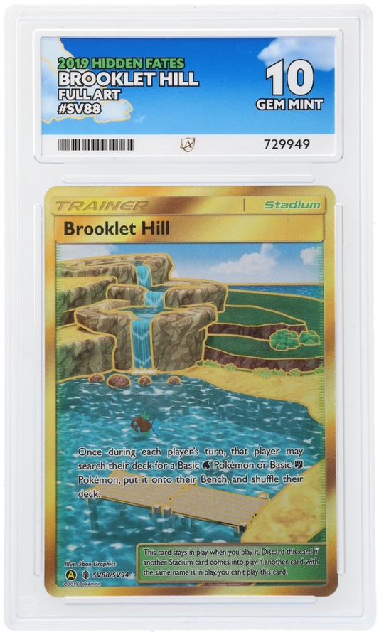 ACE 10 - Brooklet Hill - SV88/SV94 - Hidden Fates - Pokemon