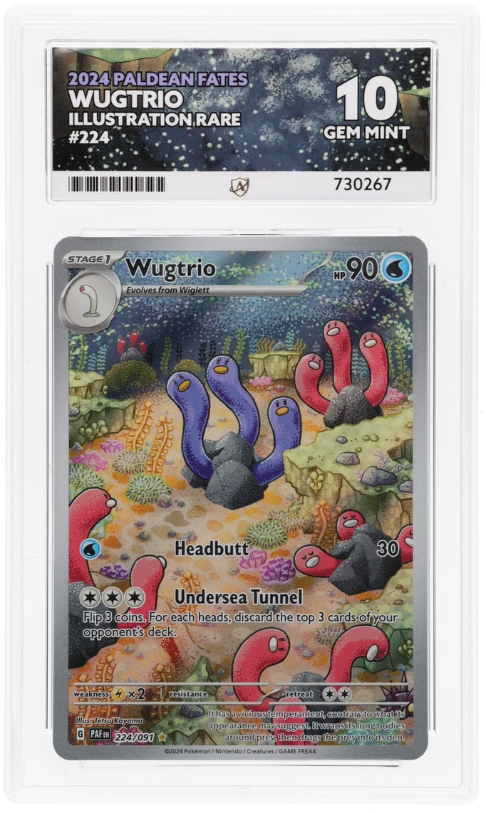 ACE 10 - Wugtrio - 224/091 - Paldean Fates - Pokemon