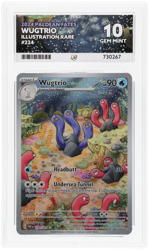 ACE 10 - Wugtrio - 224/091 - Paldean Fates - Pokemon