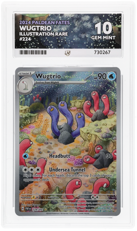 ACE 10 - Wugtrio - 224/091 - Paldean Fates - Pokemon