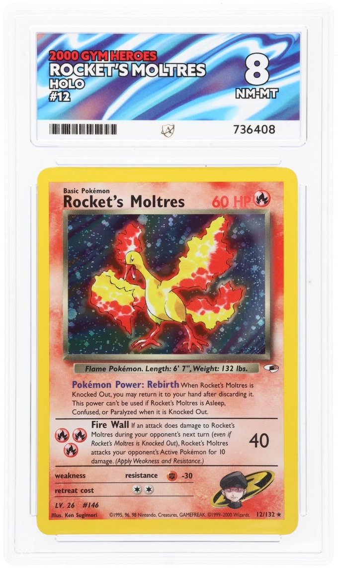 Rocket's Moltres - ACE 8   (Front)