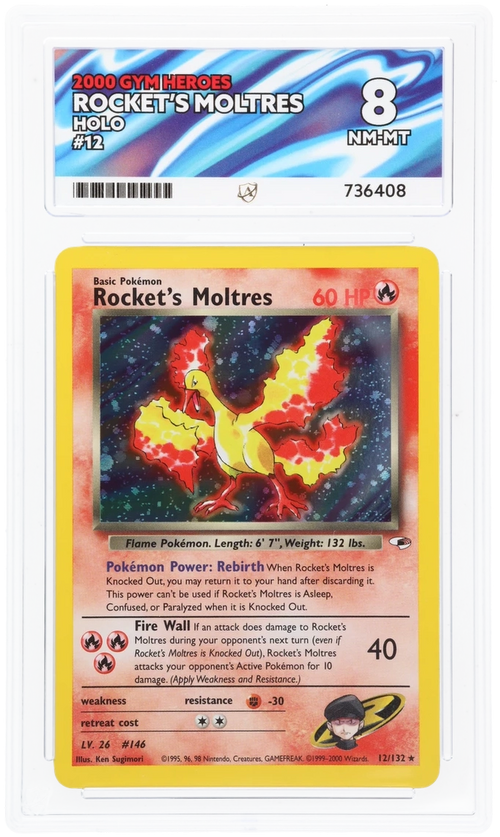 Rocket's Moltres - ACE 8   (Front)