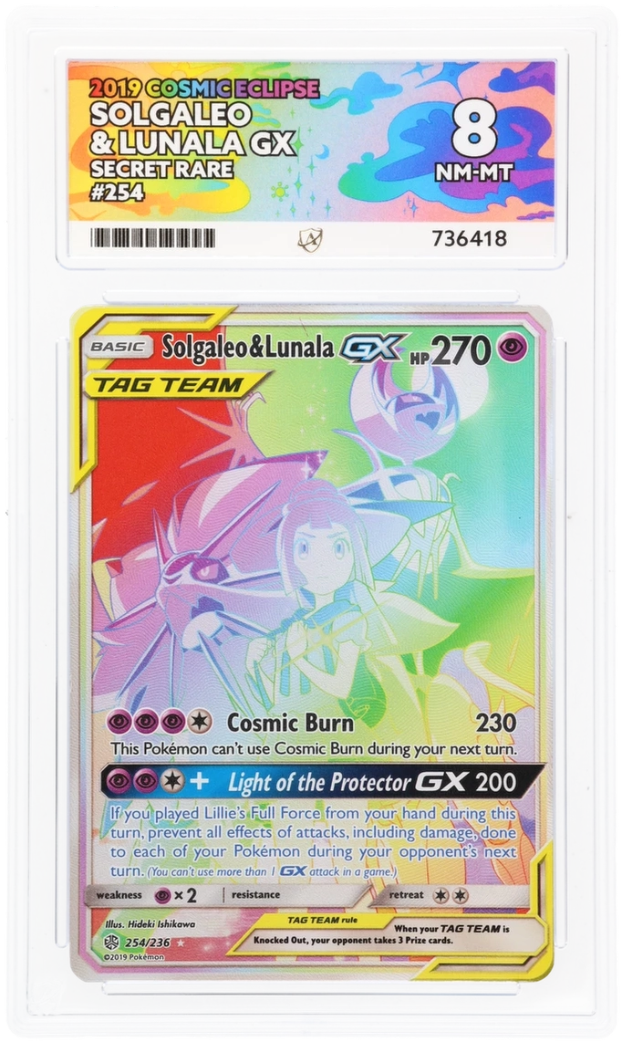 Solgaleo & Lunala GX - ACE 8   (Front)