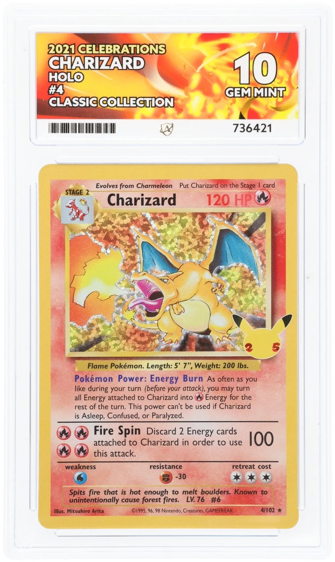 ACE 10 - Charizard - 4/102 - Celebrations - Pokemon