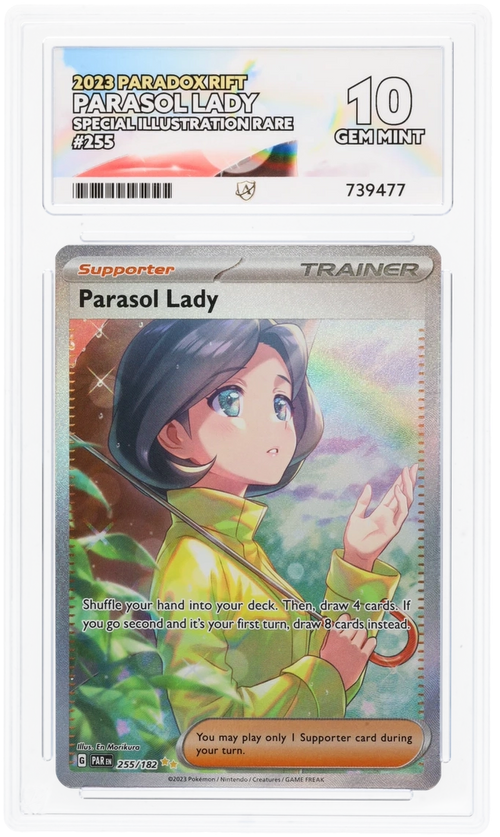 ACE 10 - Parasol Lady - 255/182 - Paradox Rift - Pokemon