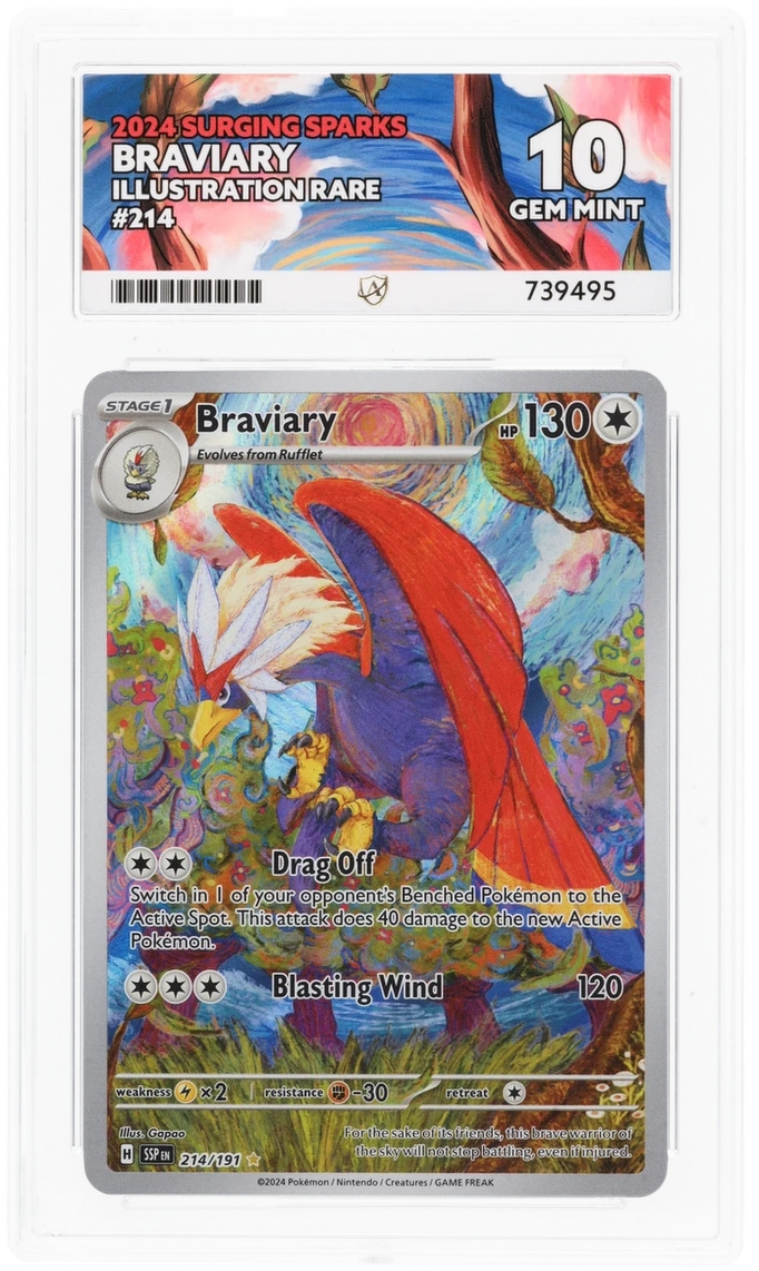 ACE 10 - Braviary - 214/191 - Surging Sparks - Pokemon