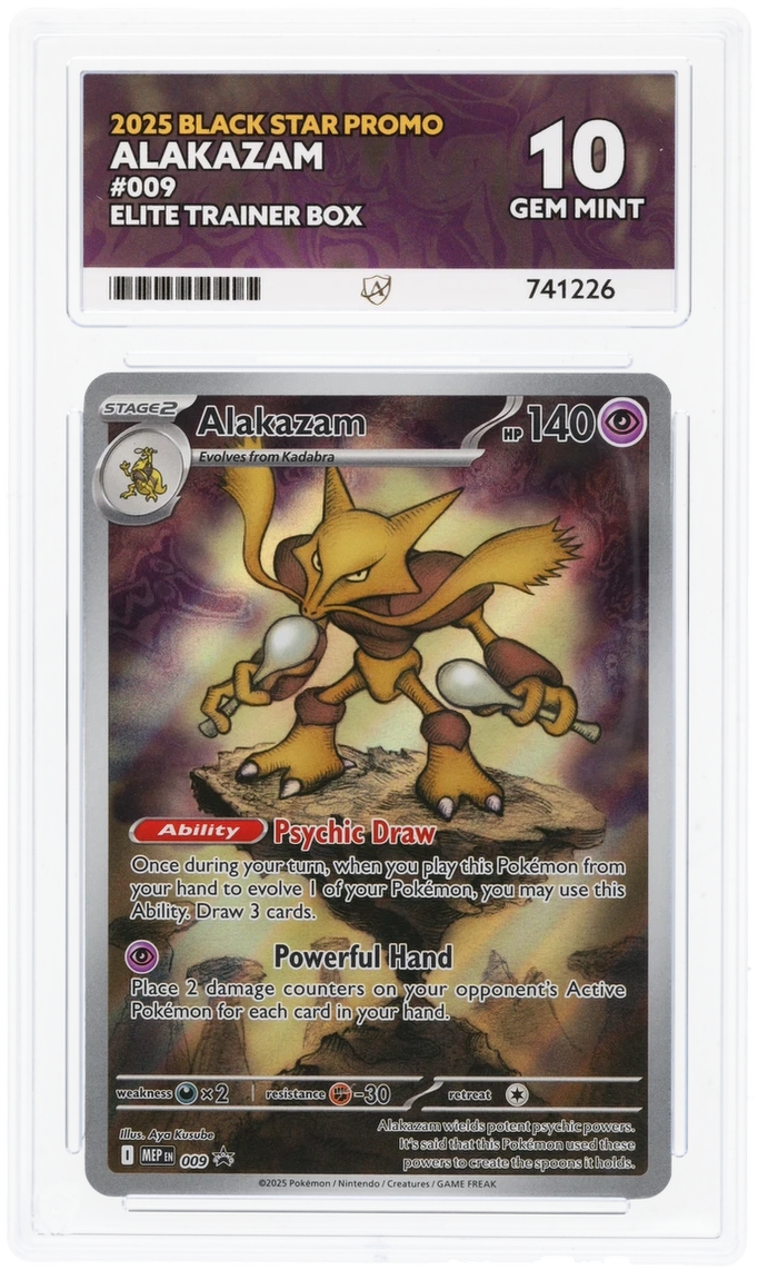 ACE 10 - Alakazam - 009 - Black Star Promo - Elite Trainer Box - Pokemon