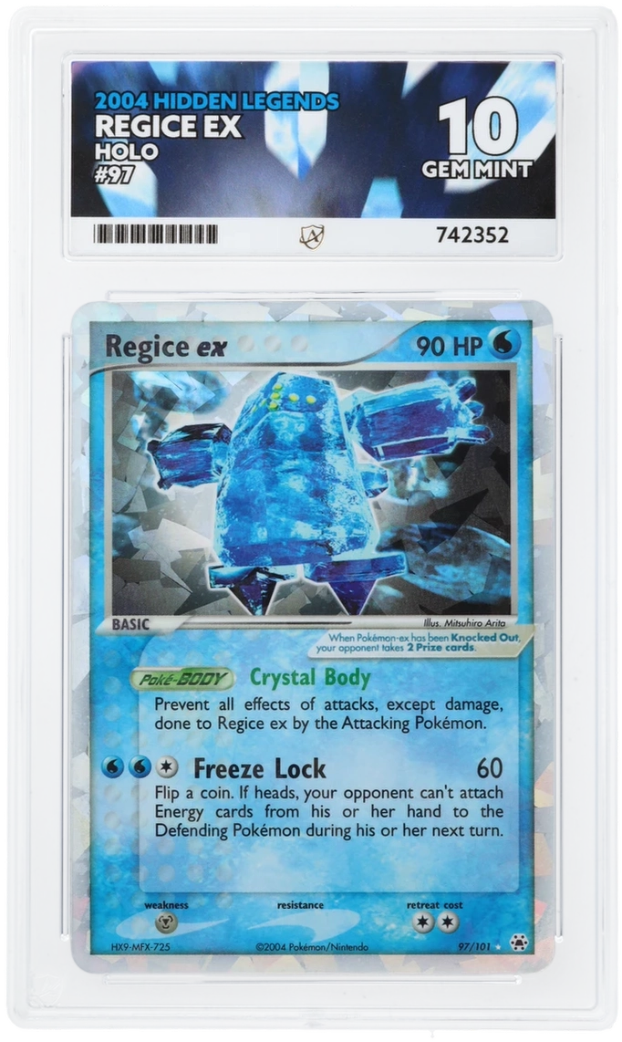 ACE 10 - Regice ex - 97/101 - Hidden Legends - Pokemon - front