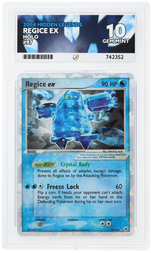 ACE 10 - Regice ex - 97/101 - Hidden Legends - Pokemon - front