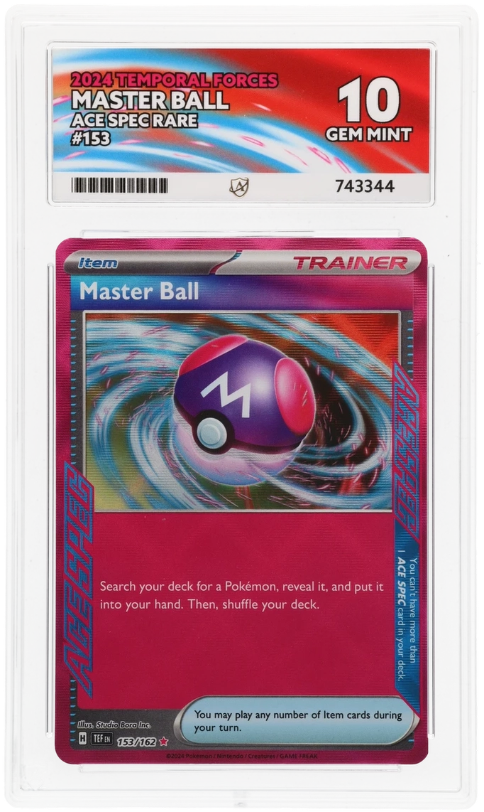ACE 10 - Master Ball - 153/162 - Temporal Forces - Pokemon
