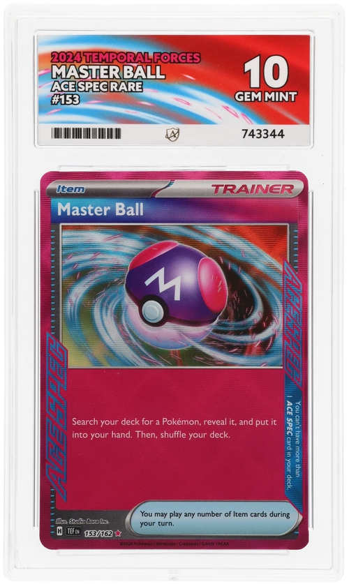ACE 10 - Master Ball - 153/162 - Temporal Forces - Pokemon