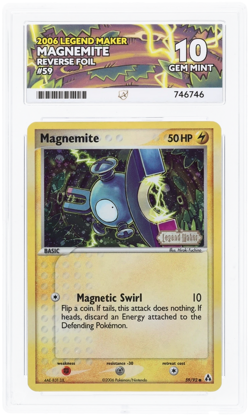 ACE 10 - Magnemite - 59/92 - Legend Maker - Pokemon - front