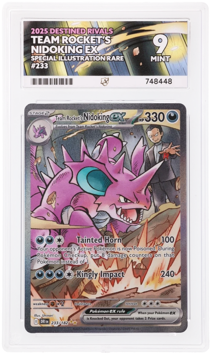 Team Rocket's Nidoking ex - ACE 9   (Front)