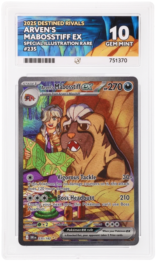 ACE 10 - Arven's Mabosstiff ex - 235/182 - Destined Rivals - Pokemon