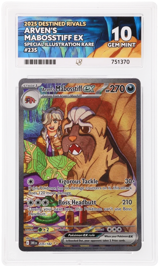 ACE 10 - Arven's Mabosstiff ex - 235/182 - Destined Rivals - Pokemon