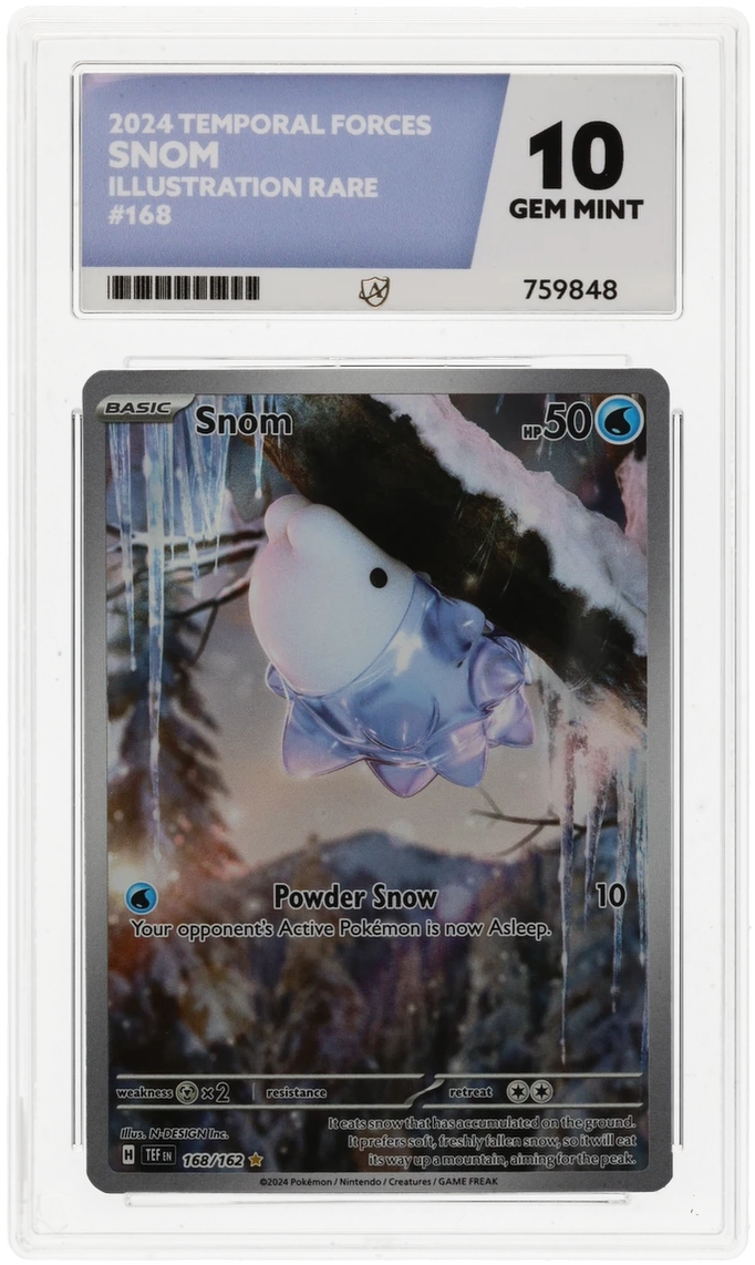 ACE 10 - Snom - 168/162 - Temporal Forces - Pokemon