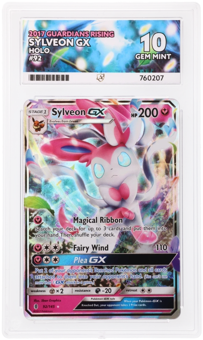 ACE 10 - Sylveon GX - 92/145 - Guardians Rising - Pokemon