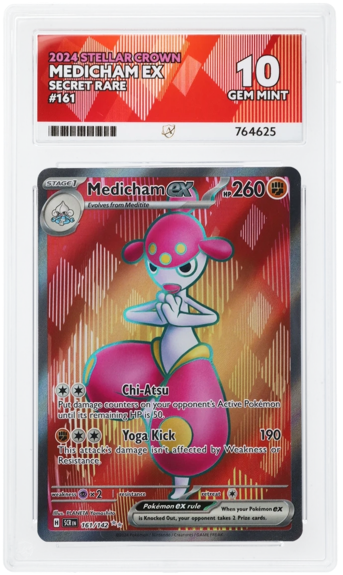 ACE 10 - Medicham ex - 161/142 - Stellar Crown - Pokemon