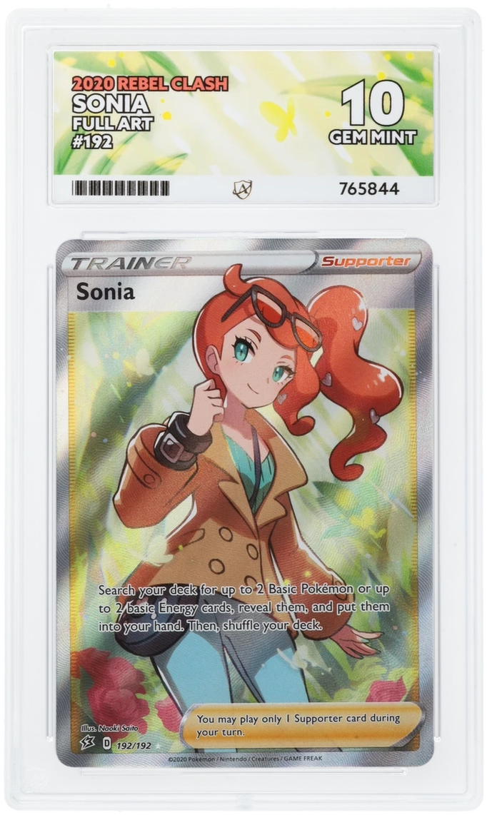ACE 10 - Sonia - 192/192 - Rebel Clash - Pokemon