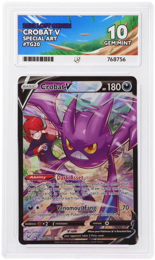 ACE 10 - Crobat V - TG20/TG30 - Lost Origin - Pokemon