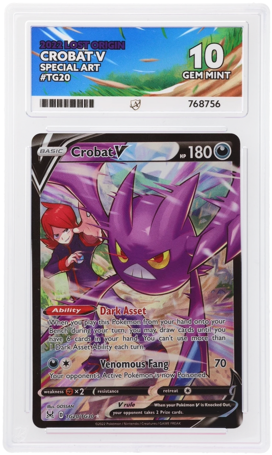 ACE 10 - Crobat V - TG20/TG30 - Lost Origin - Pokemon