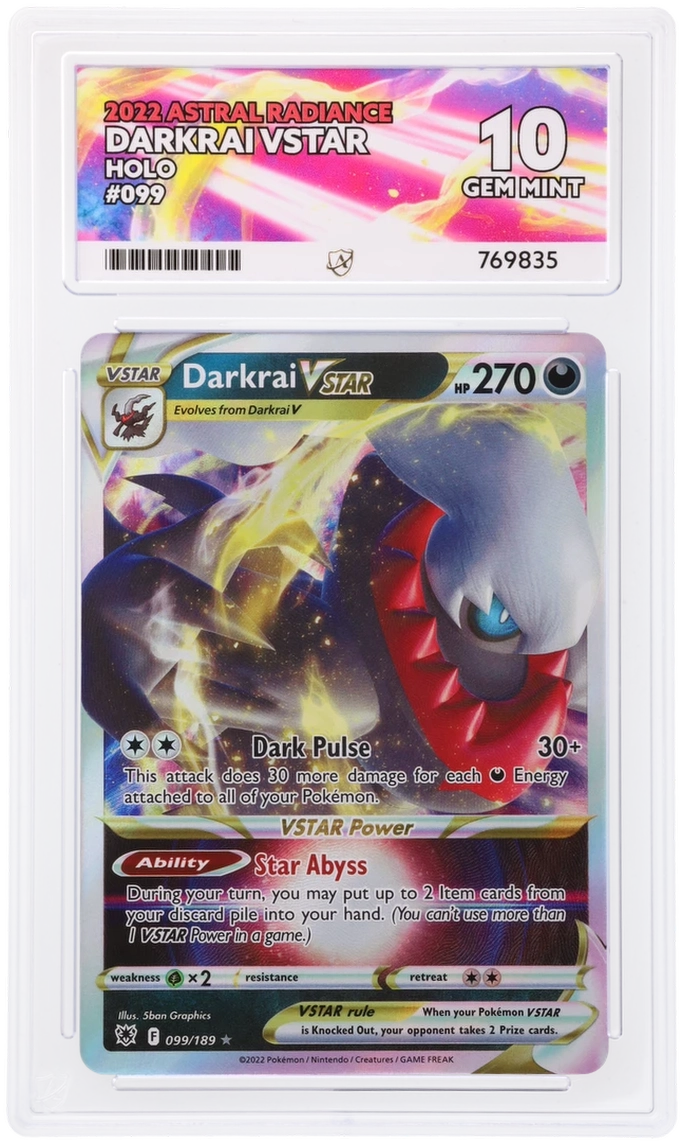 ACE 10 - Darkrai VSTAR - 099/189 - Astral Radiance - Pokemon
