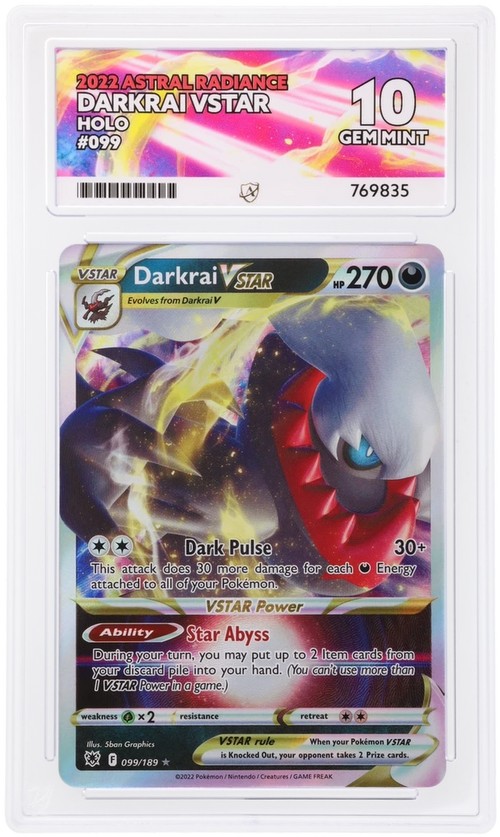 ACE 10 - Darkrai VSTAR - 099/189 - Astral Radiance - Pokemon