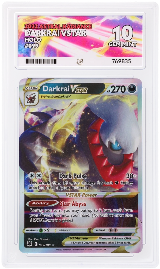 ACE 10 - Darkrai VSTAR - 099/189 - Astral Radiance - Pokemon