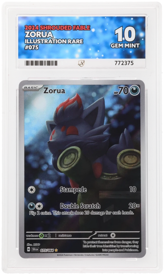 ACE 10 - Zorua - 075/064 - Shrouded Fable - Pokemon