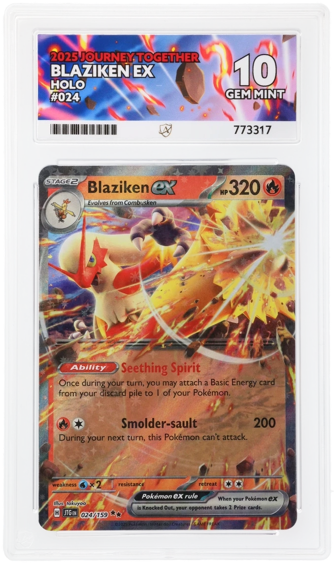 ACE 10 - Blaziken ex - 024/159 - Journey Together - Pokemon