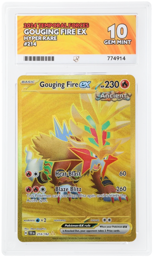 ACE 10 - Gouging Fire ex - 214/162 - Temporal Forces - Pokemon