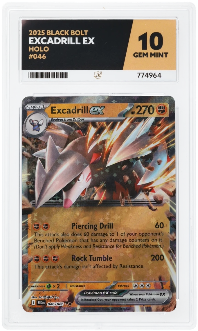 ACE 10 - Excadrill ex - 046/086 - Black Bolt - Pokemon