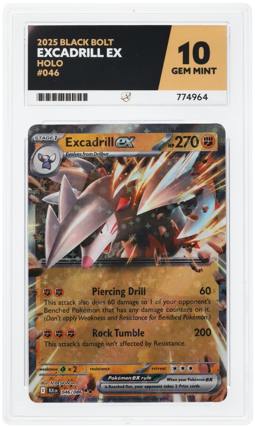 ACE 10 - Excadrill ex - 046/086 - Black Bolt - Pokemon