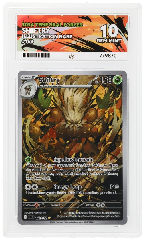 ACE 10 - Shiftry - 163/162 - Temporal Forces - Pokemon