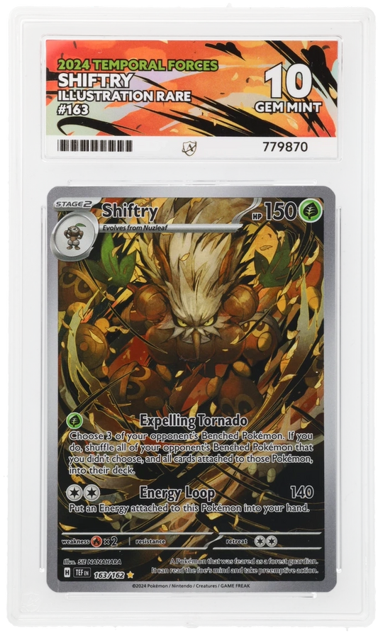 ACE 10 - Shiftry - 163/162 - Temporal Forces - Pokemon