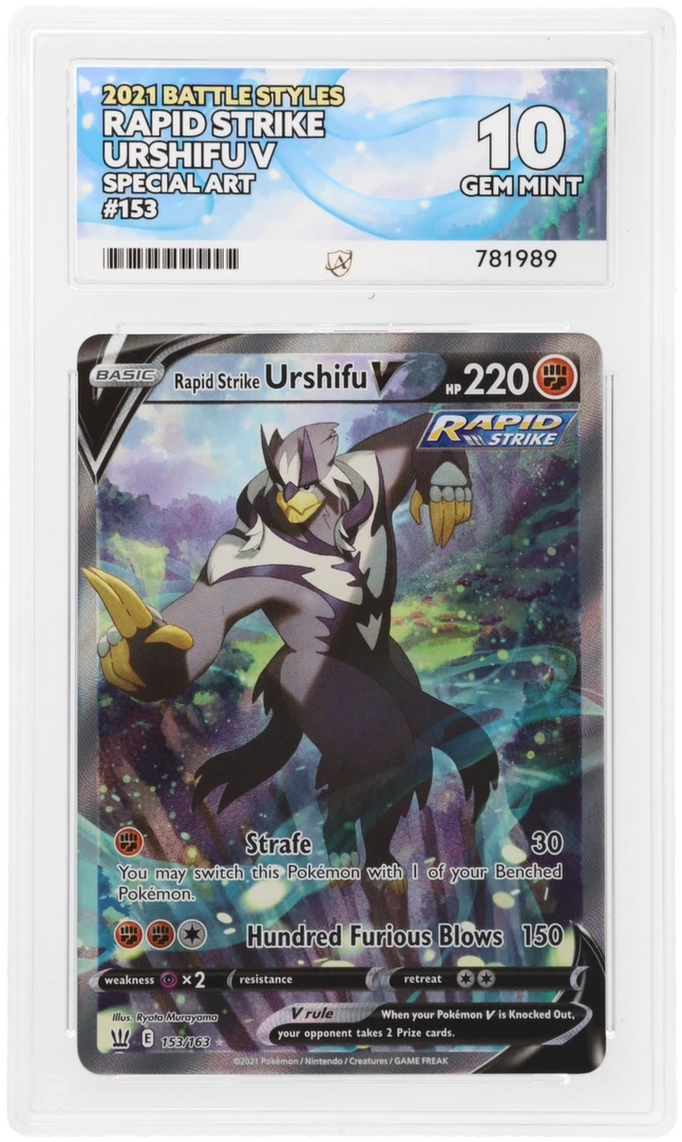 ACE 10 - Rapid Strike Urshifu V - 153/163 - Battle Styles - Pokemon