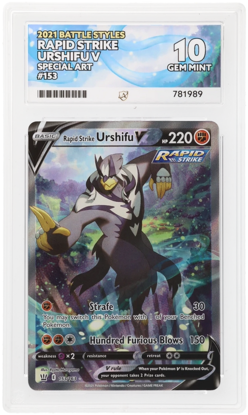 ACE 10 - Rapid Strike Urshifu V - 153/163 - Battle Styles - Pokemon