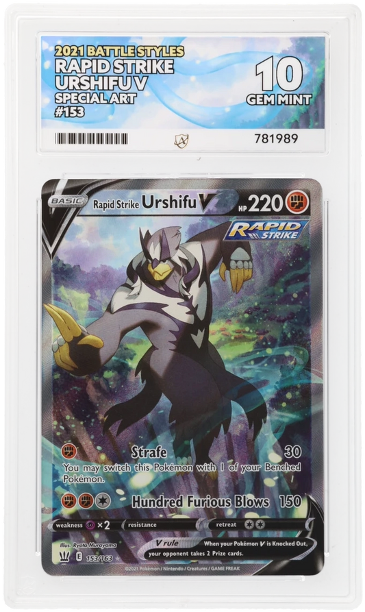 ACE 10 - Rapid Strike Urshifu V - 153/163 - Battle Styles - Pokemon