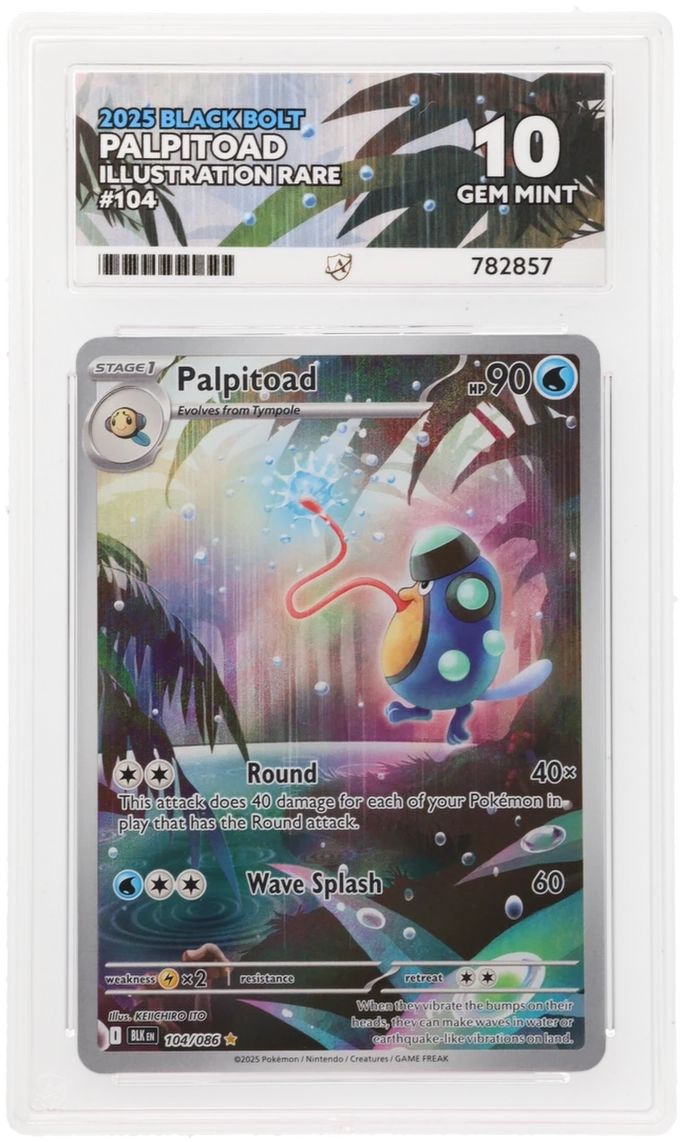 ACE 10 - Palpitoad - 104/086 - Black Bolt