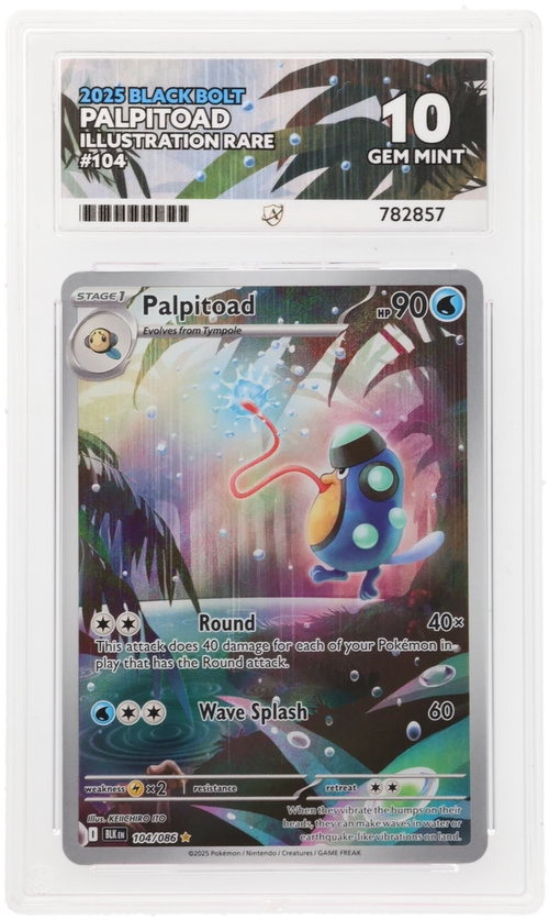 ACE 10 - Palpitoad - 104/086 - Black Bolt - Pokemon