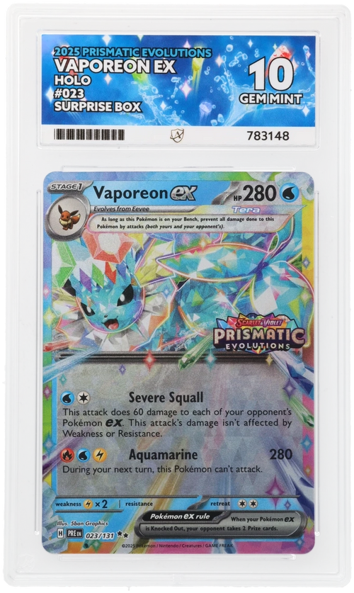 Vaporeon ex - ACE 10   (Front)
