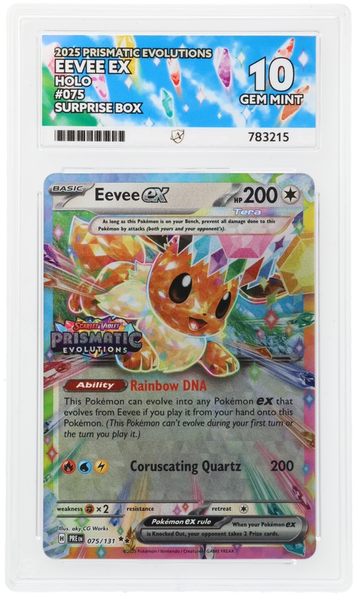 Eevee ex - ACE 10   (Front)